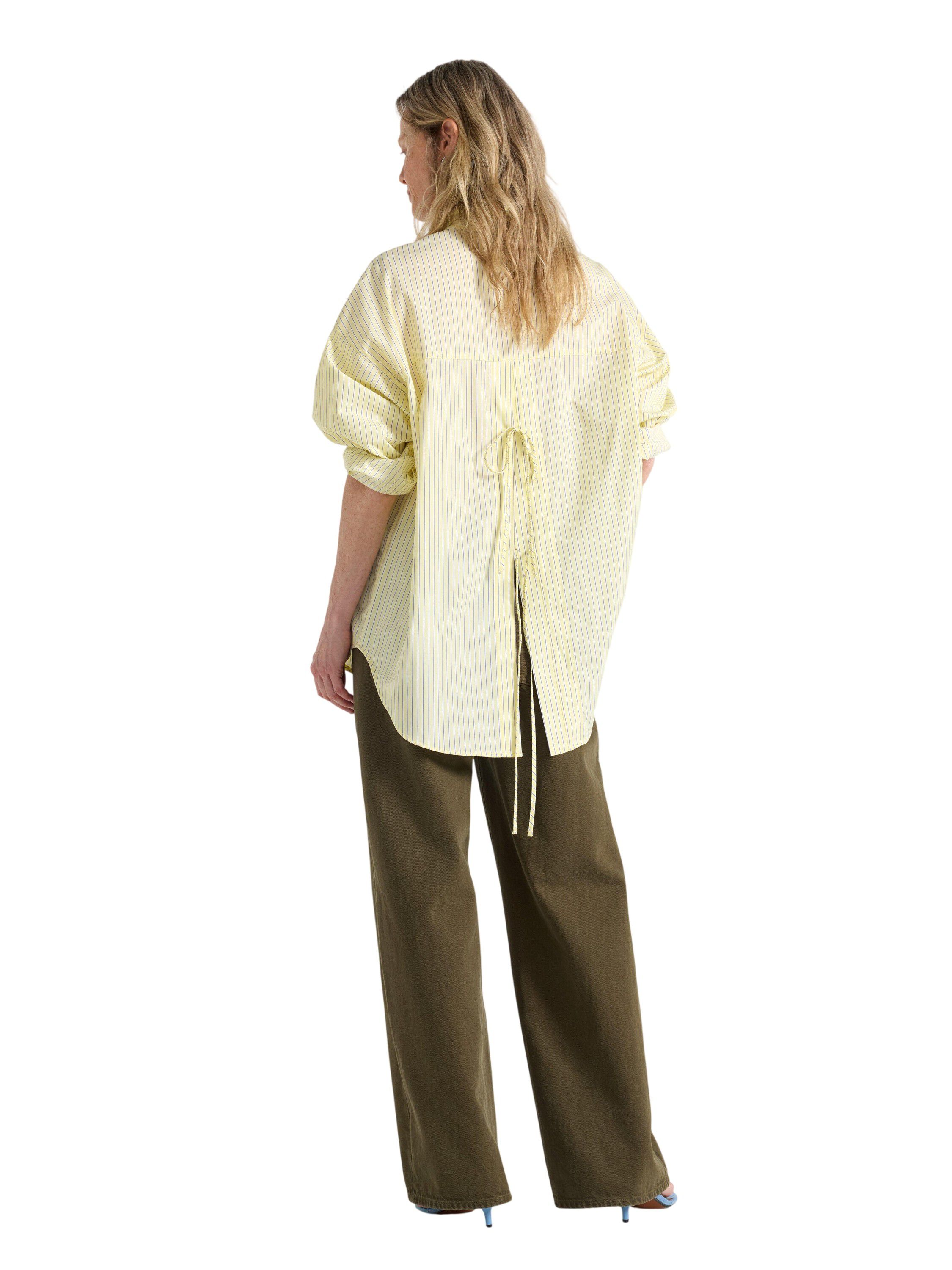 Byxor i twill med vid passform, nor