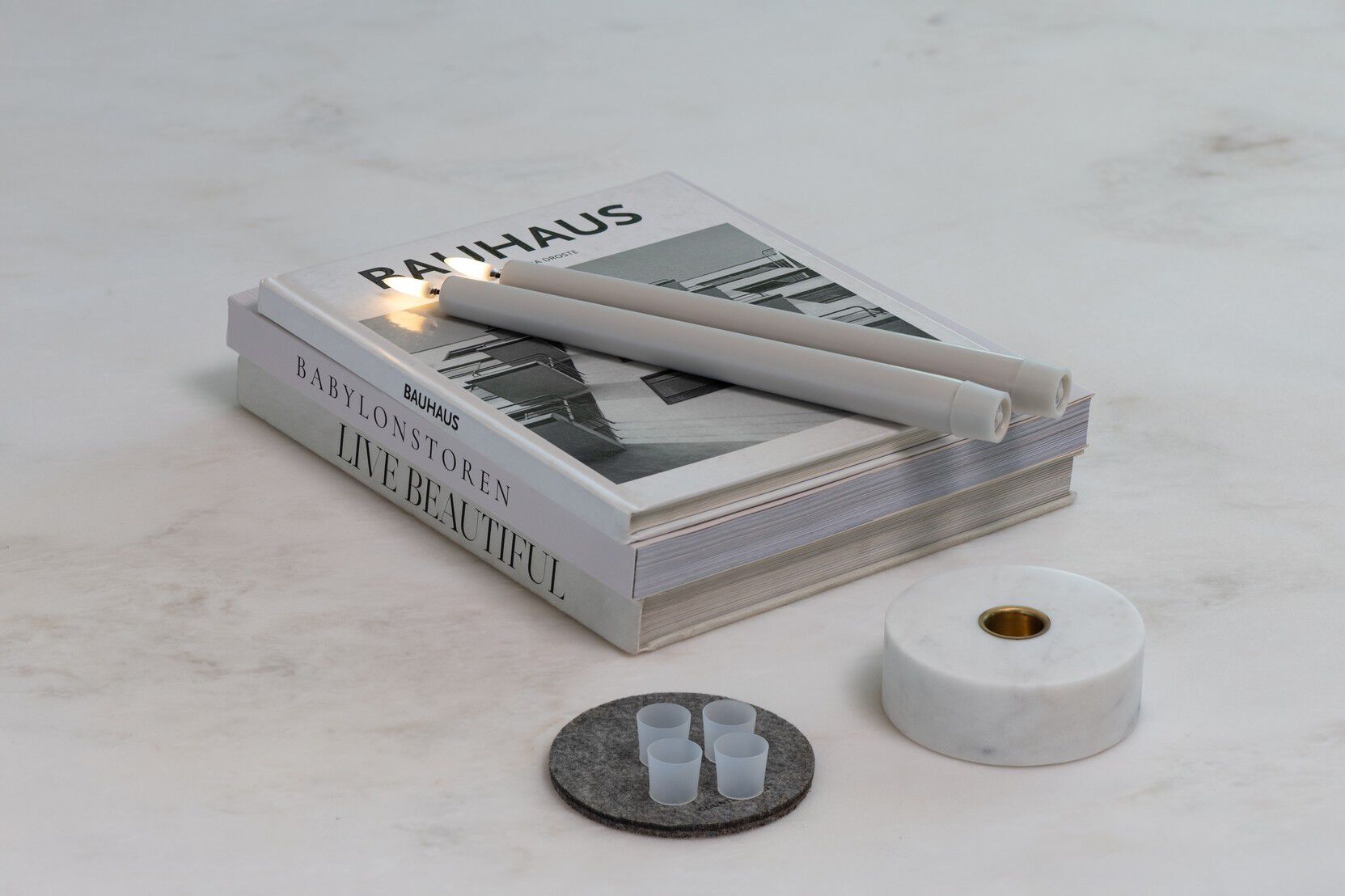 Silicone caps, taper, clear, 4-pack, 2,3 cm