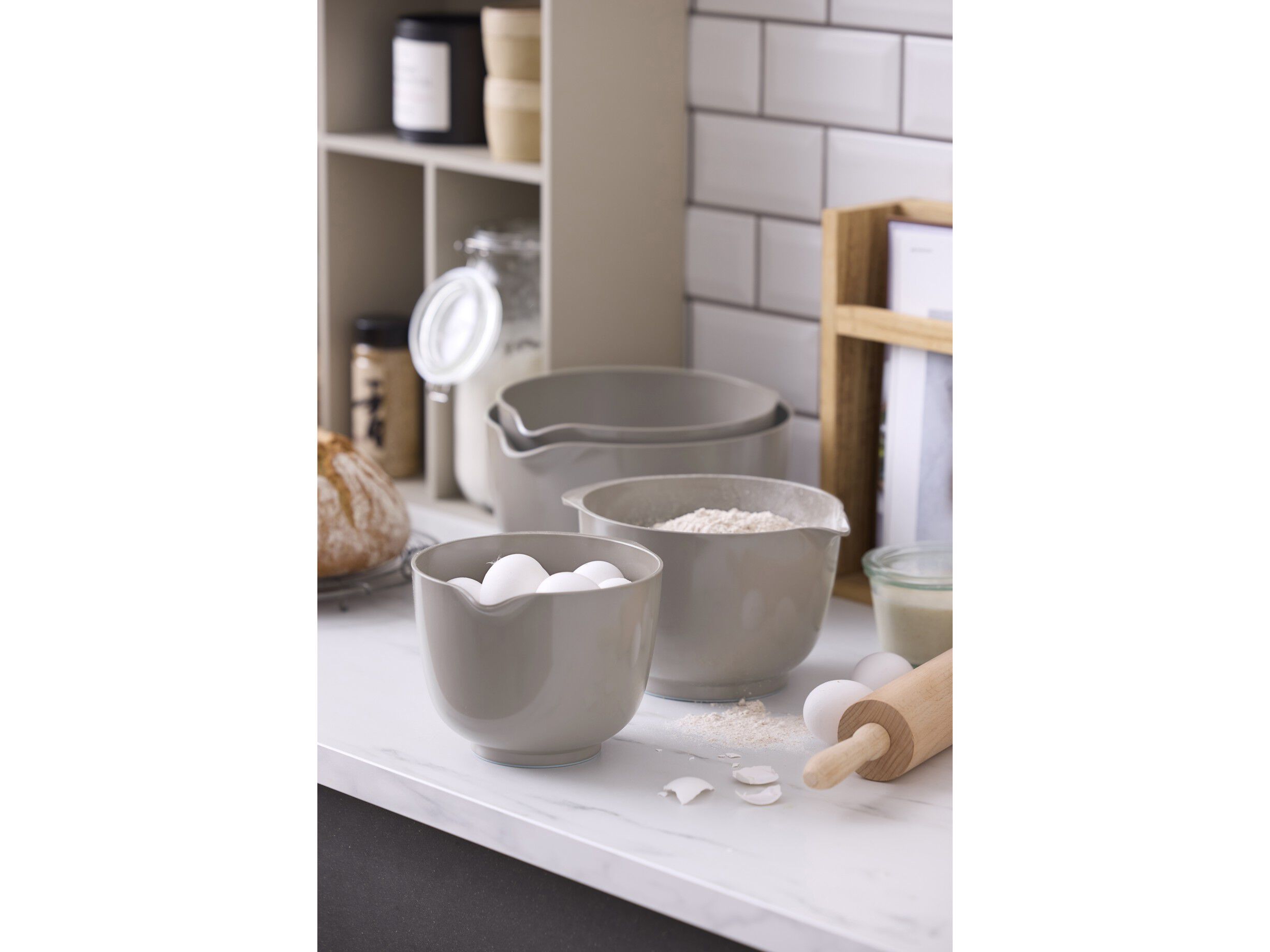 Margrethe-set 4 dlr 1,5 + 3 L Sky Blue