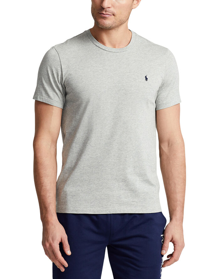 Cotton Jersey Crewneck Sleep Tee