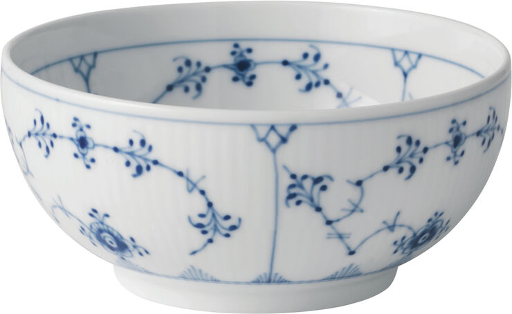 Blue Fluted Plain skål 15 cm