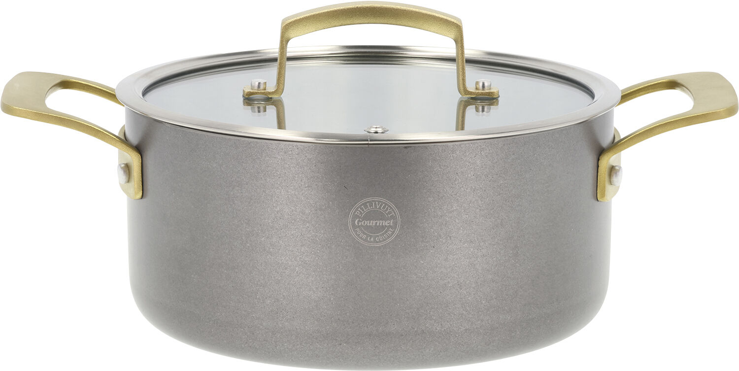 "Gryte med lokk Durance 2,9 liter 20 cm Rustfritt st&Atilde;&yen;l"