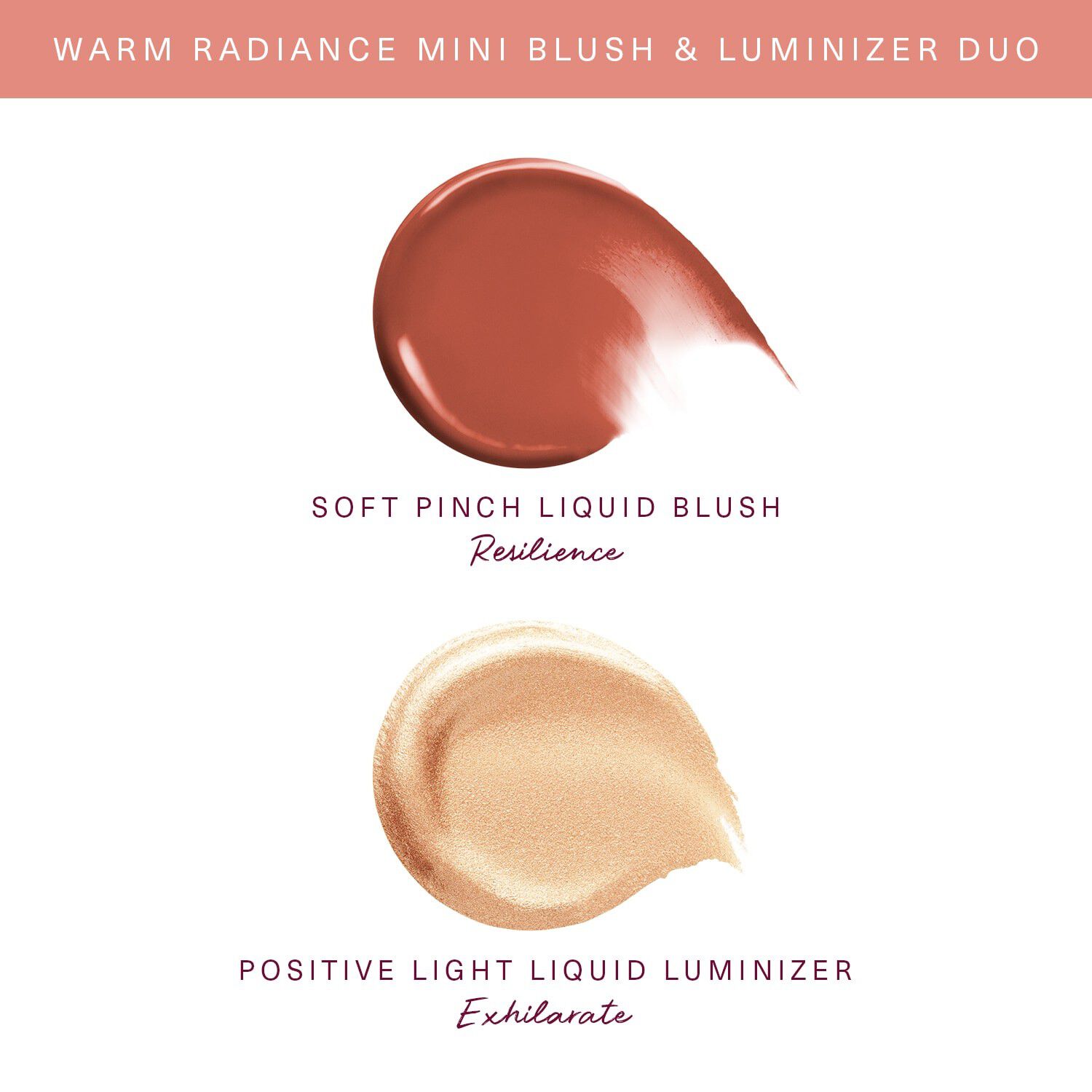 Warm Radiance Mini Blush & Luminizer Duo  Mini-duo med rouge och highl