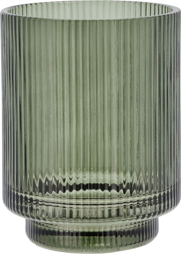 Tandborstmugg Clarity 8 x 10,3 cm Dark Green Glas