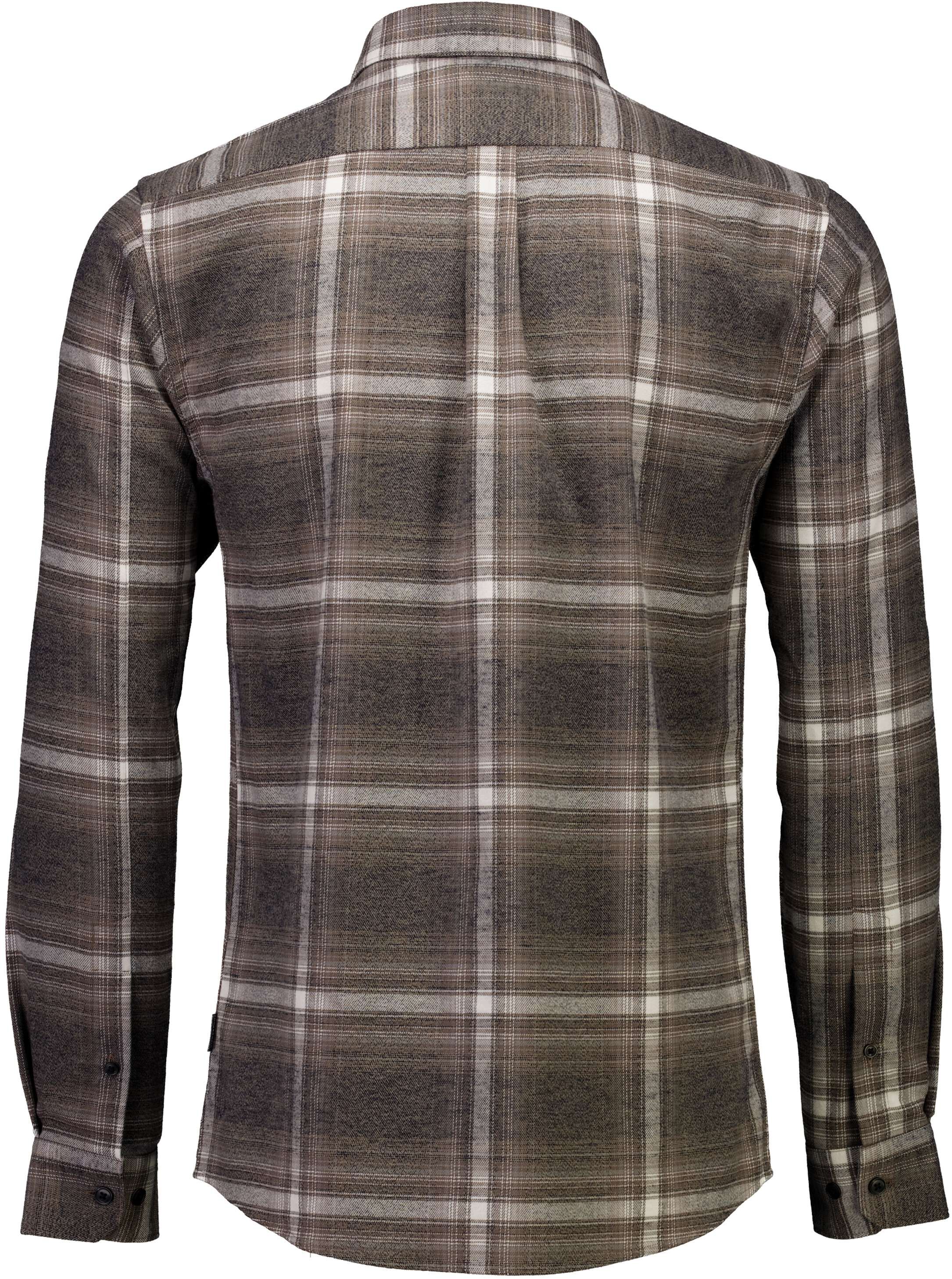 Brushed checked shirt L/S