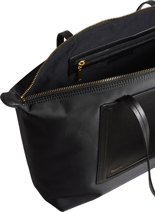VOYAAGE Zip top Tote Bag