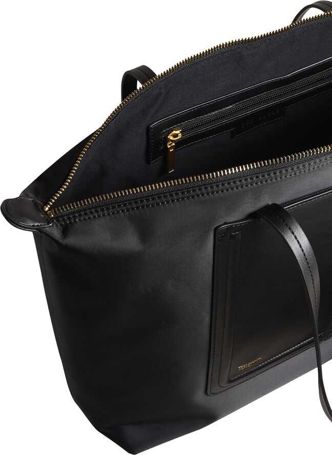 VOYAAGE Zip top Tote Bag