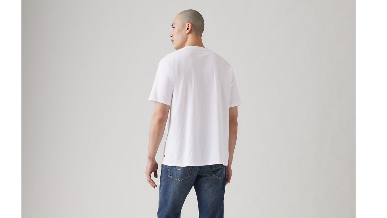 RED TAB VINTAGE TEE WHITE +