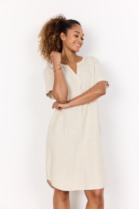 SC-ROZALIA 2 Kjole Lys sand