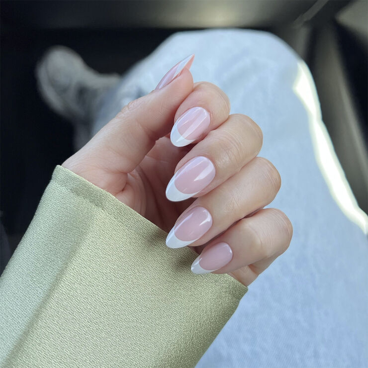 Classic French, Medium Almond - Instant Pro Press-on Manicure