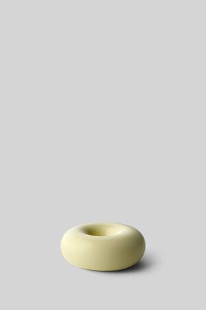 BOB CANDLE HOLDER, SMALL, YELLOW