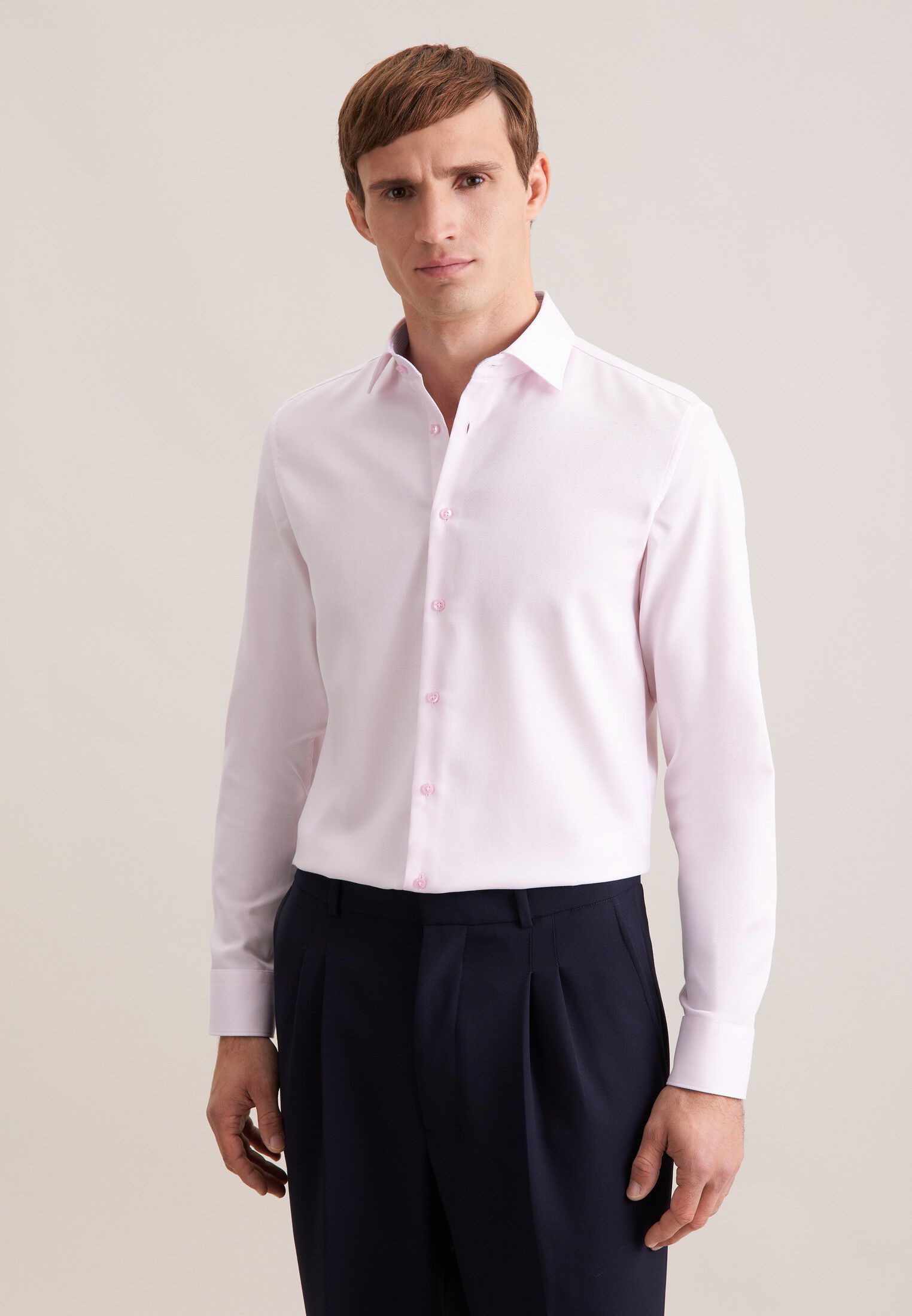 Business shirt Slim 1/1 Kent-Collar Structure