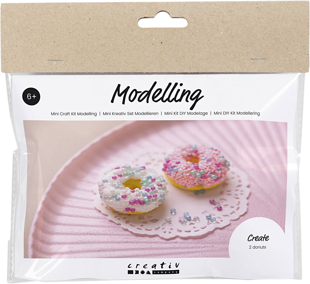 Mini DIY Kit Modellering, Donuts