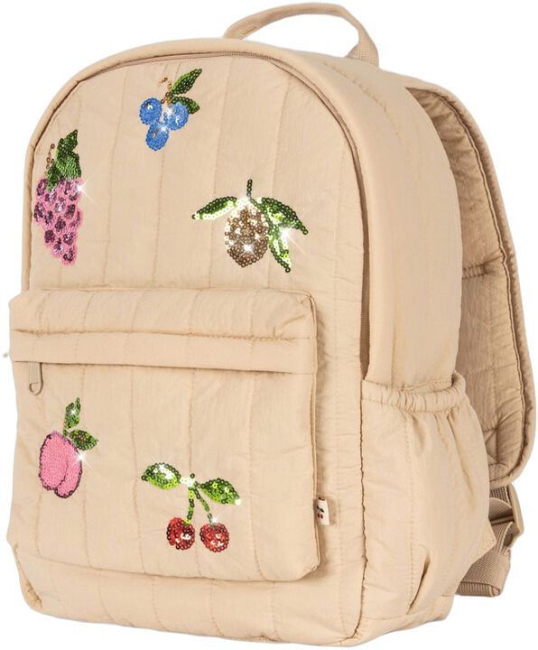 JUNO QUILTED SEQUIN BACKPACK MIDI