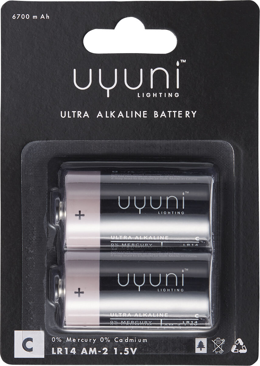 D Battery, 1,5V, 16.000 mAh, 2-pack