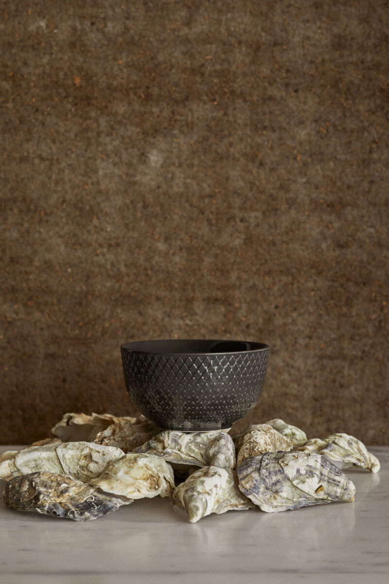 Rhombe Earth Sk&aring;l &Oslash;11 cm slate