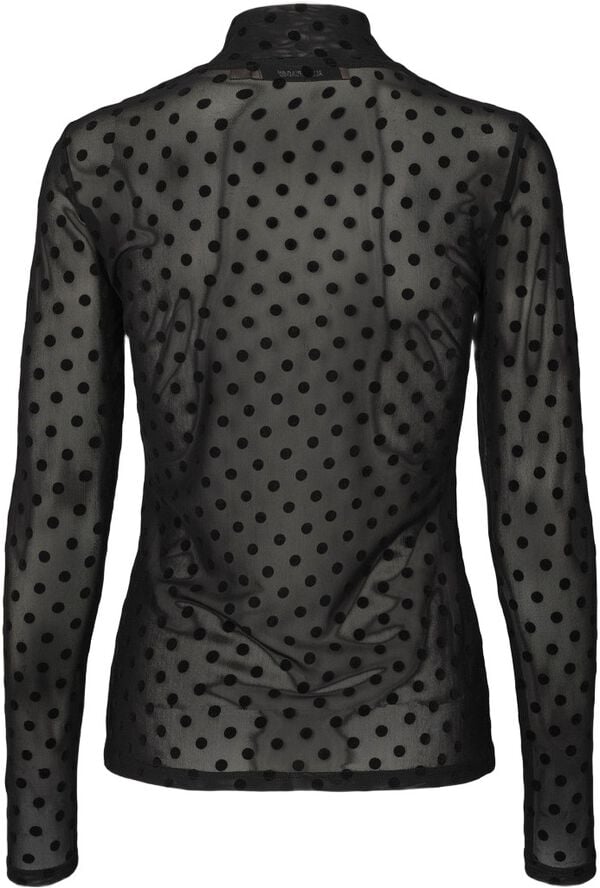 7655RDFRoll neck blouse