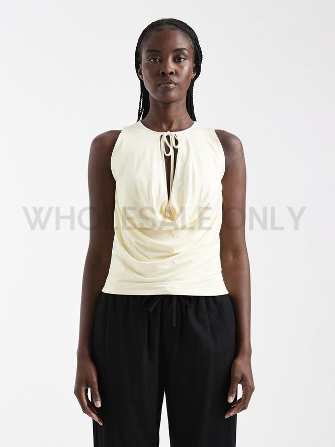 TSJANNA SLINKY COWL TOP JRS