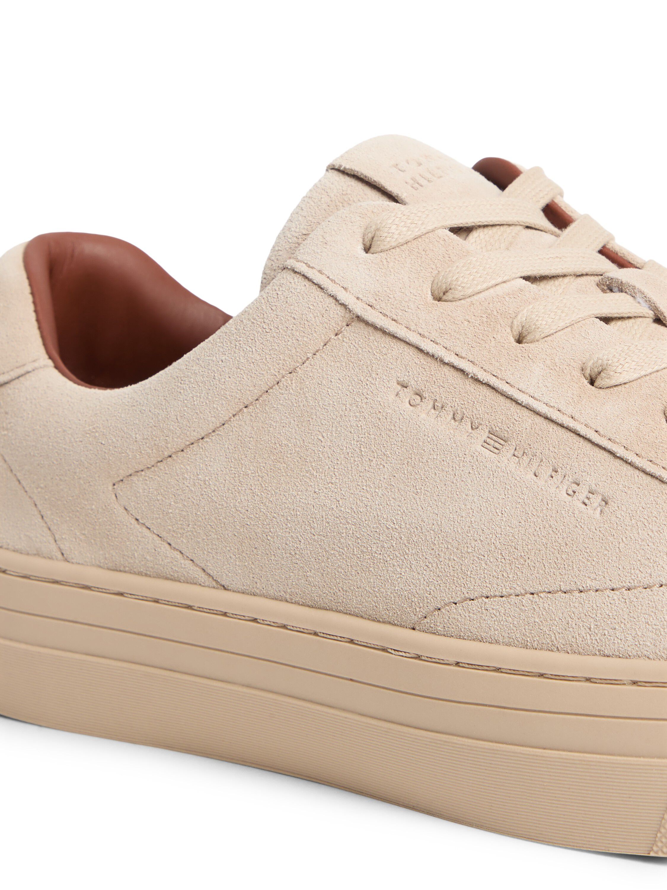 Premium Debossed Suede Trainers