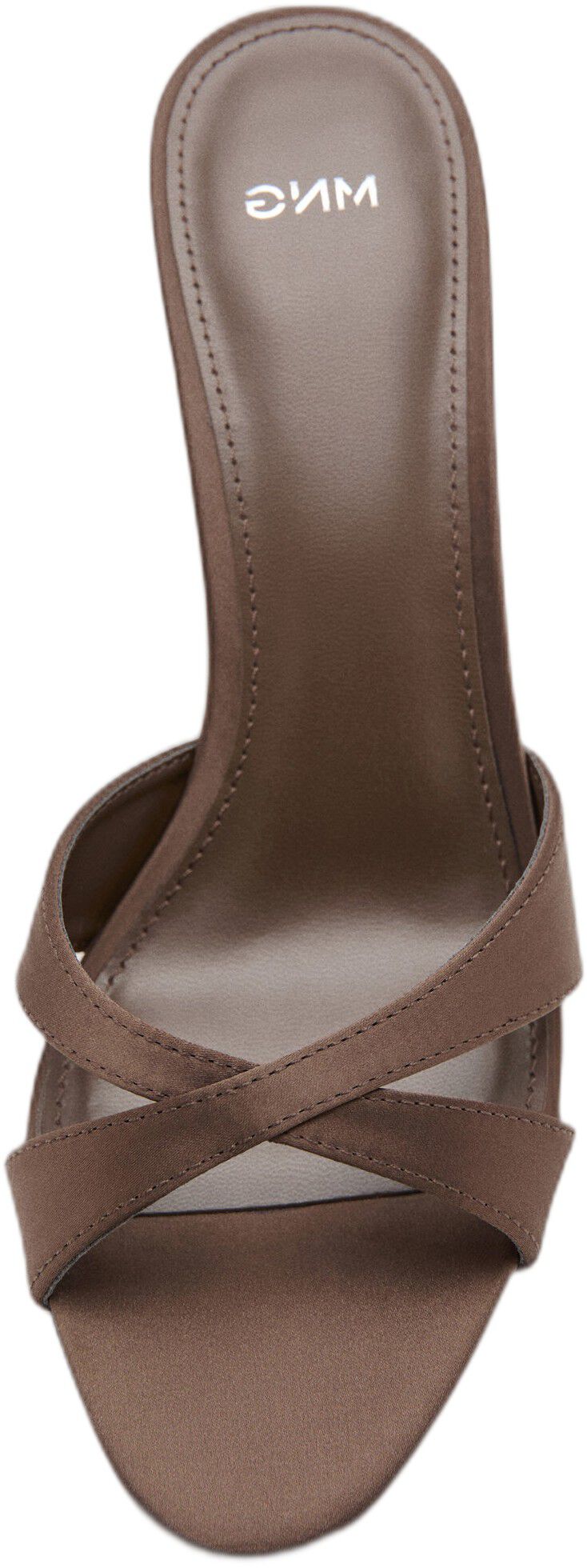 Heel non-structured sandals