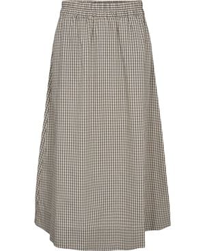 Ellen 2 Check Skirt - 100% Cotton GOTS
