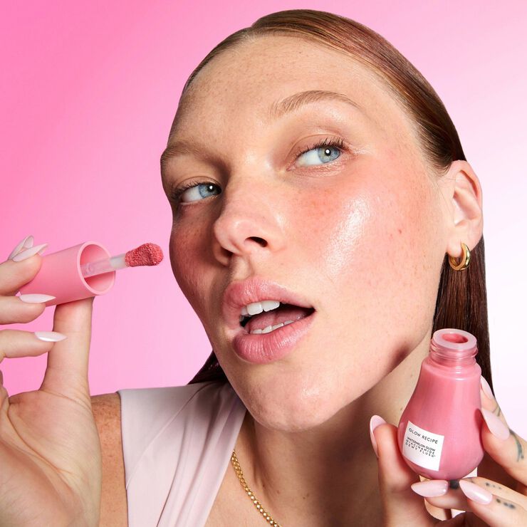 Watermelon Glow Niacinamide Dewy Flush - Flytande, uppklarande rouge