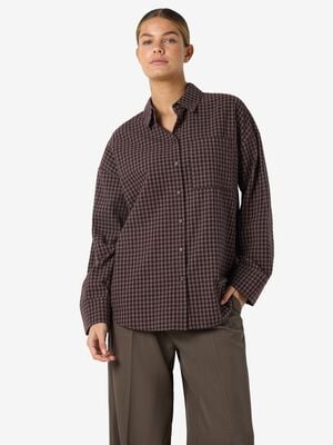 NMHAILEY ZOE L/S CHECK SHIRT