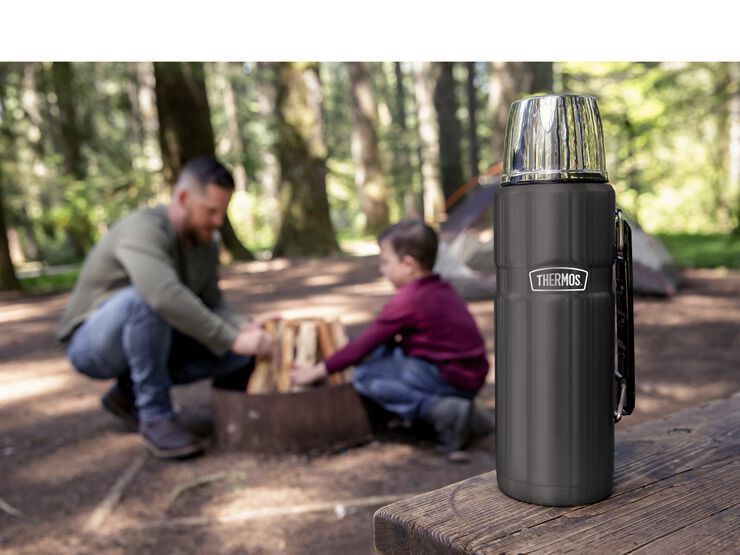 Termosflaska Stainless King 1,2 liter Svart Rostfritt stål