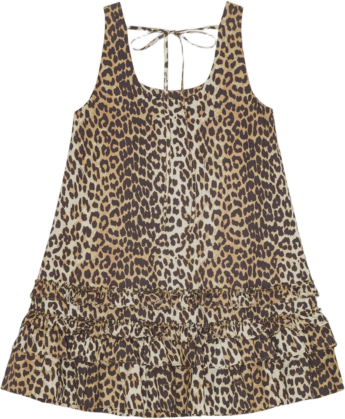 Printed Cotton Poplin U-neck Mini D