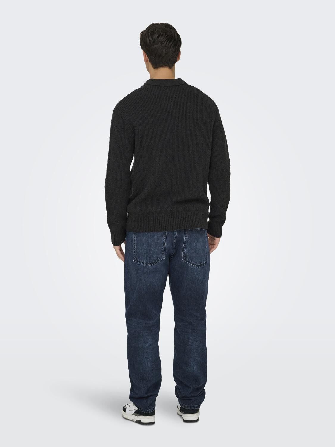 ONSDALE RLX LS POLO KNIT NOOS