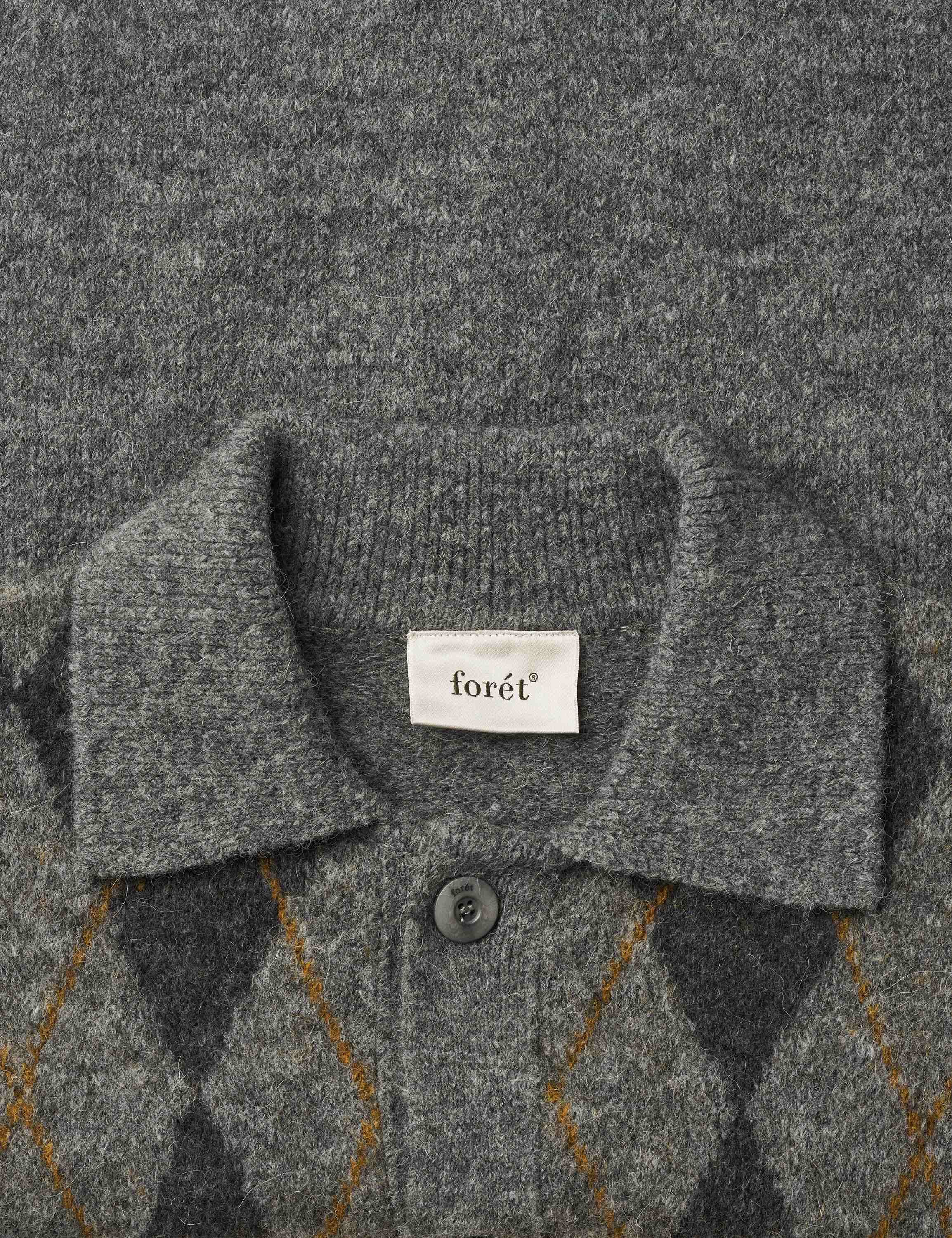 CAIRN ARGYLE KNIT JACKET