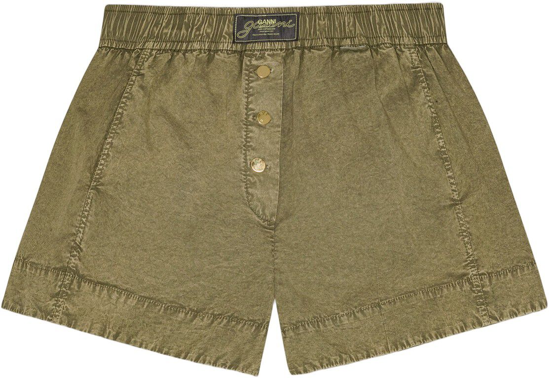 Washed Stretch Cotton Elasticated S