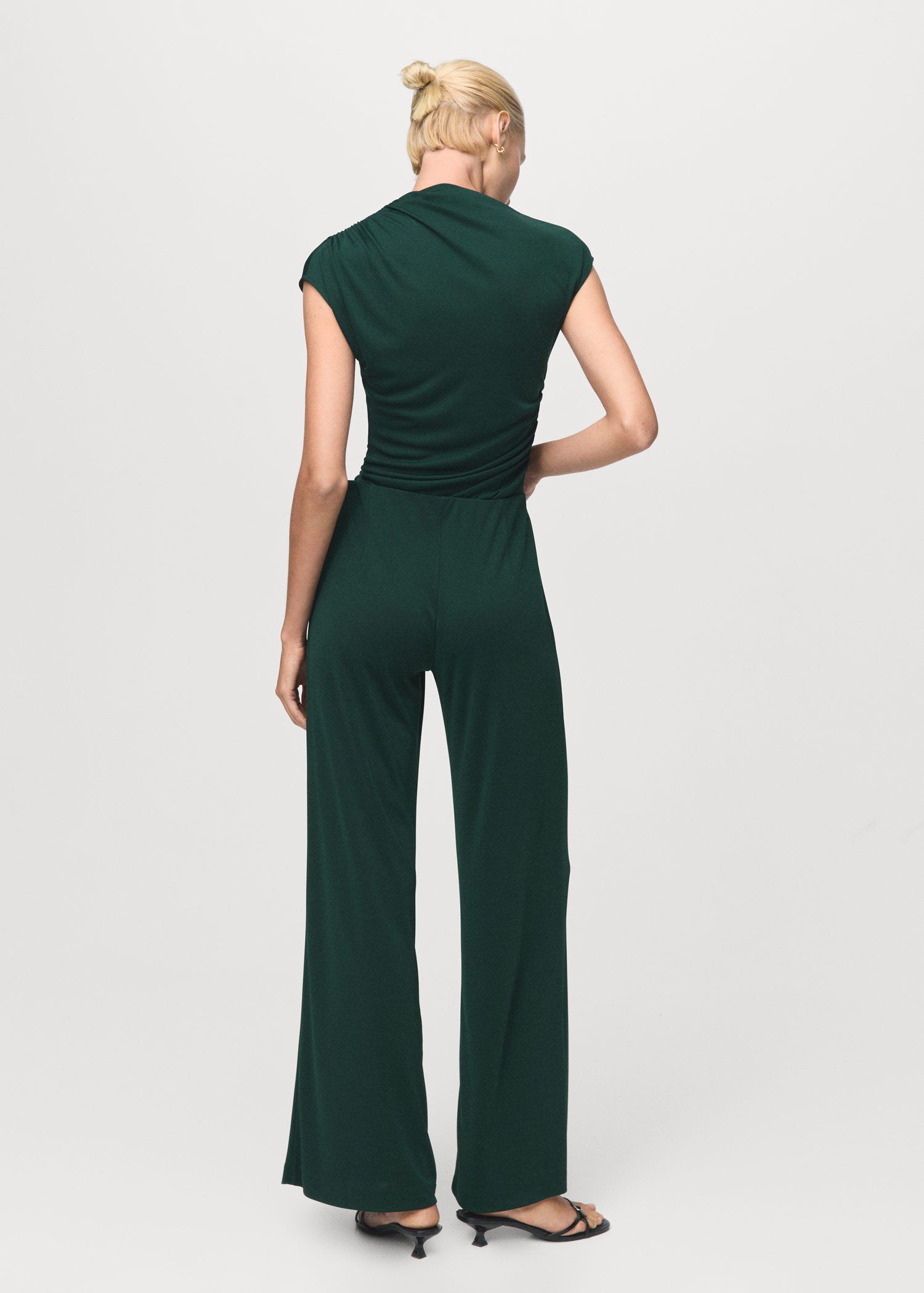 Dart palazzo trousers
