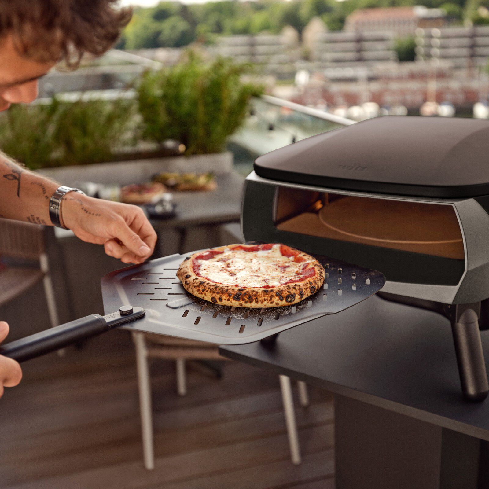 Witt PICCOLO Rotante 13" Mat Black EU Pizza oven Black