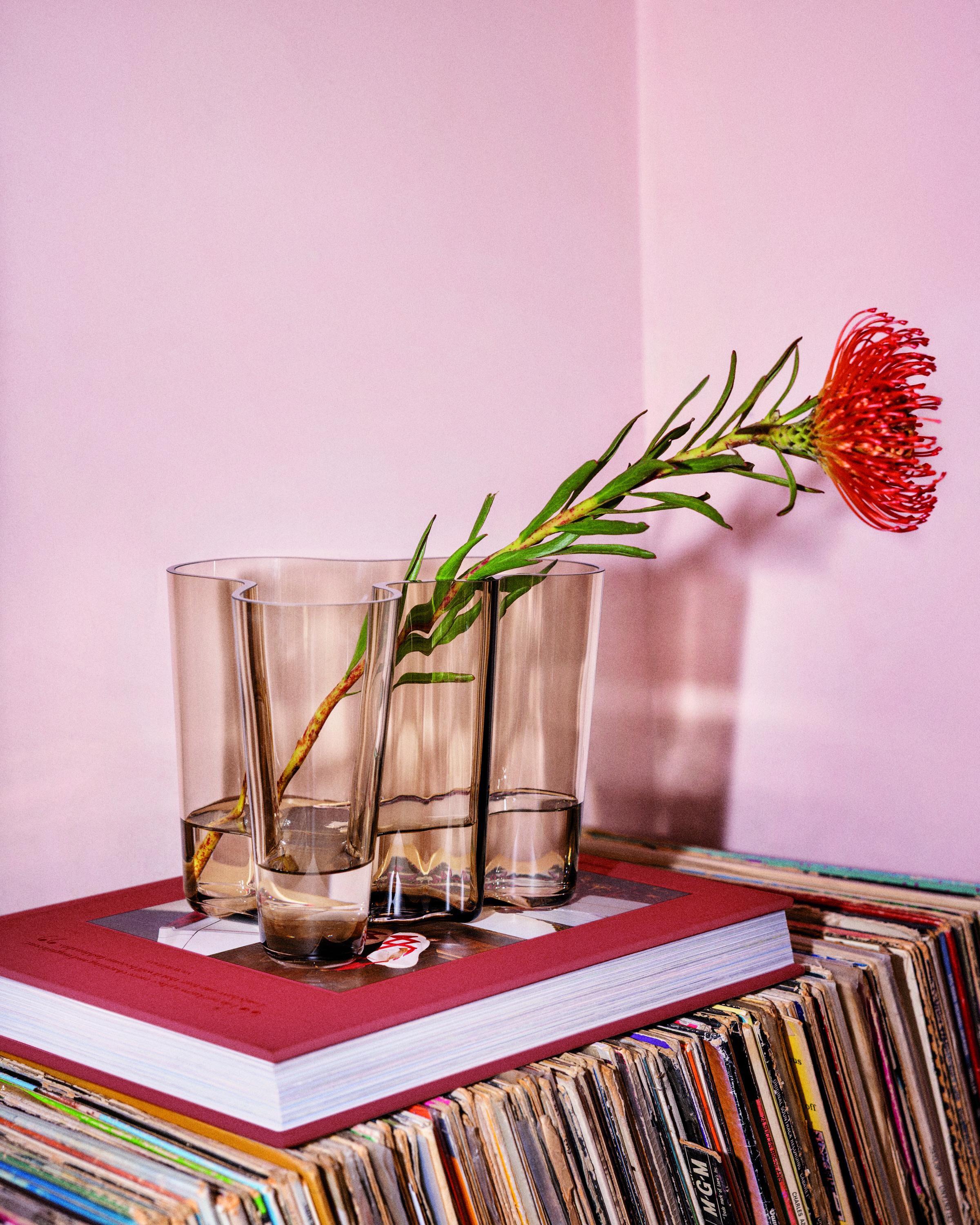 Aalto vase 140mm linen wm