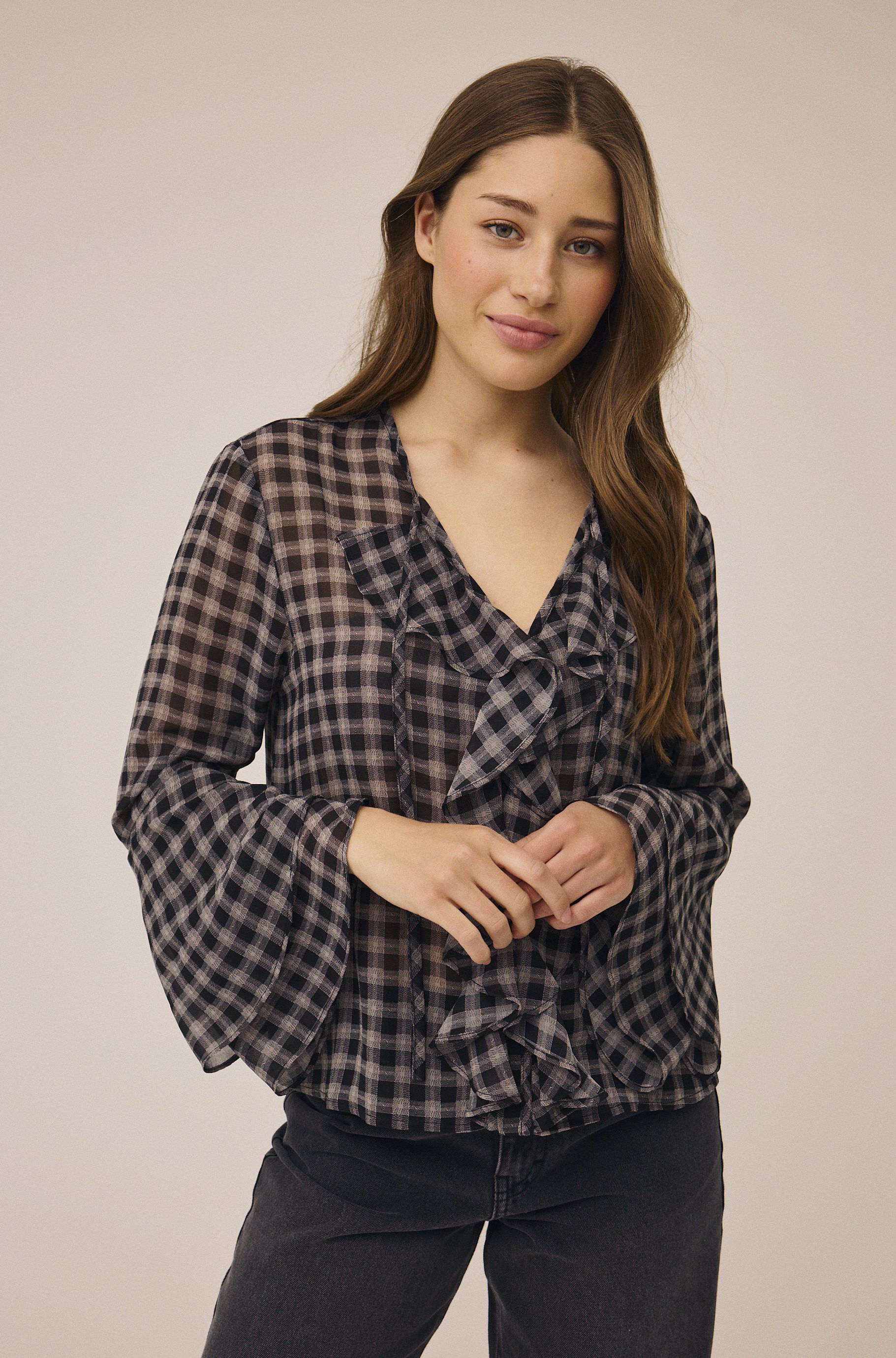 Signe 3 Frill Blouse - GRS