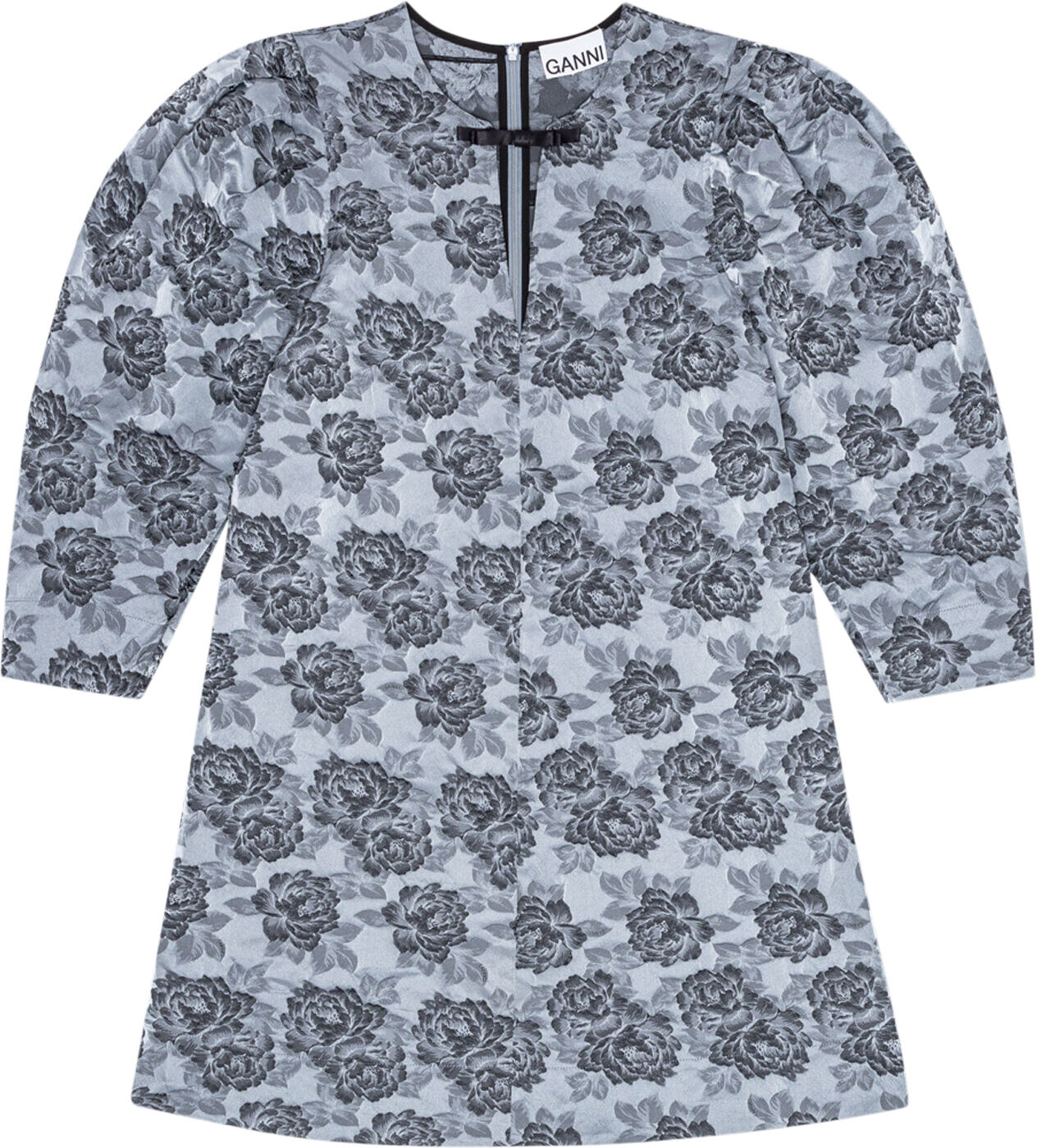 Botanical Jacquard A-shaped Mini Dr