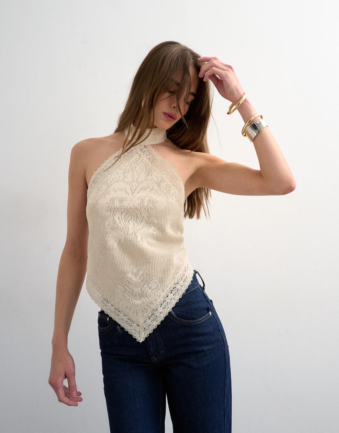 Tssia Bandana Top Wvn