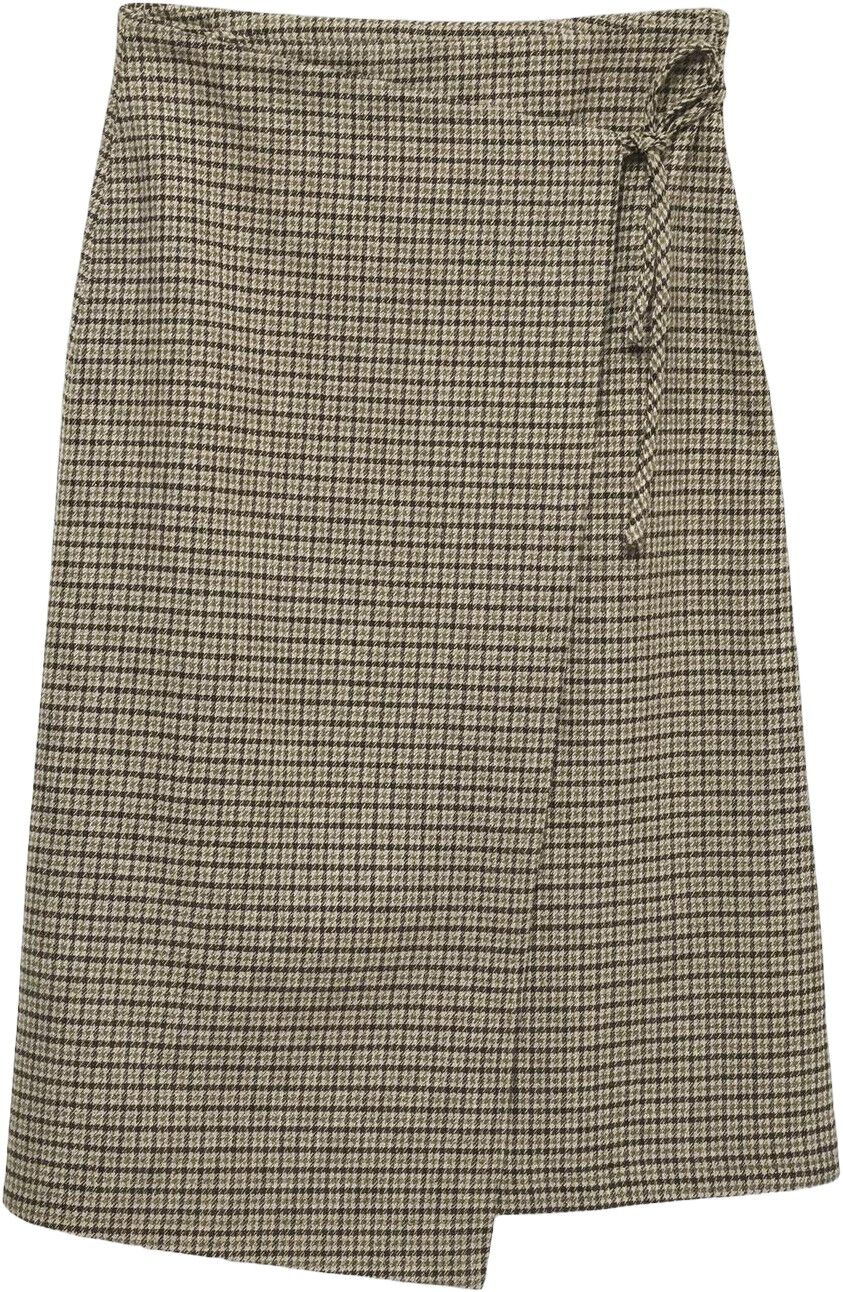 Awallegade Mw Calf Wrap Skirt Vip
