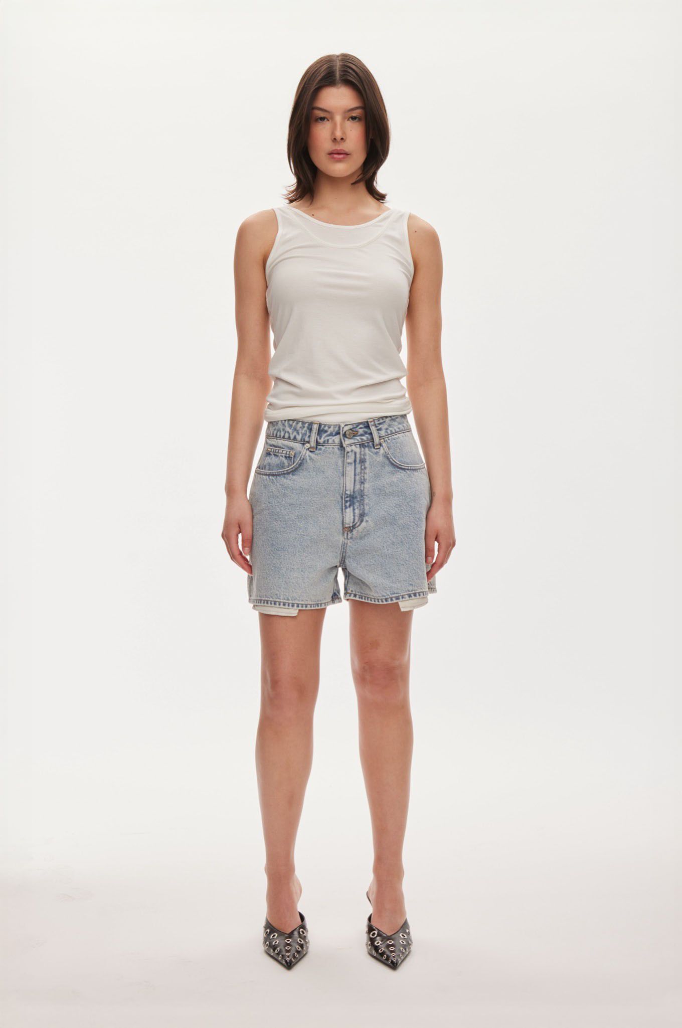 Isla denim shorts