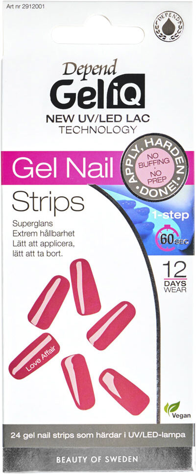 Gel iQ Gel Nail Strips Semi cured n