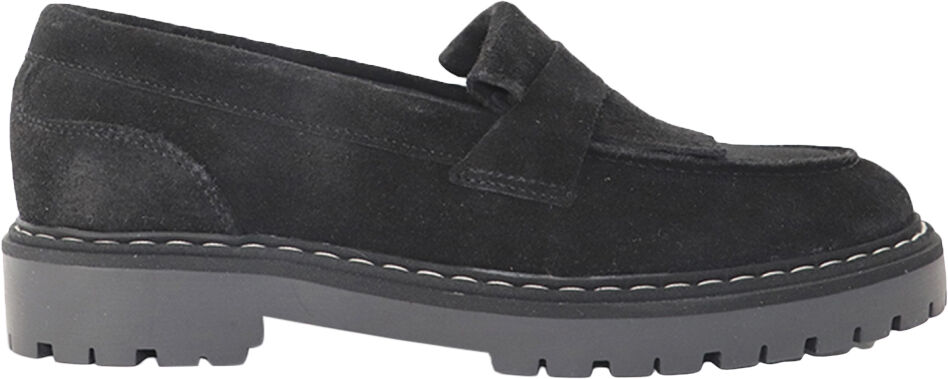 Skye Loafer - Black Suede