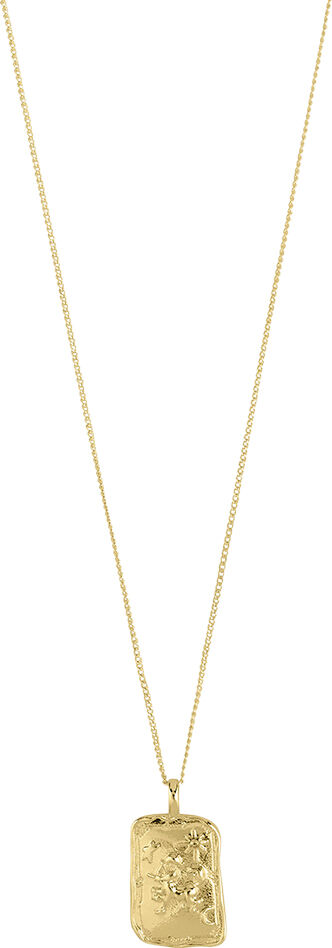 SAGITTARIUS recycled Zodiac Sign necklace, gold-plated