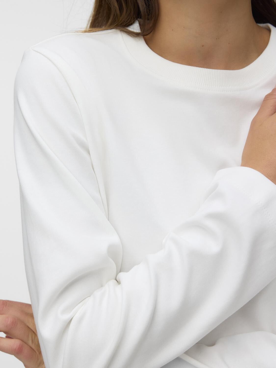Awnaima Ls O-Neck Boxy T-Shirt Noos