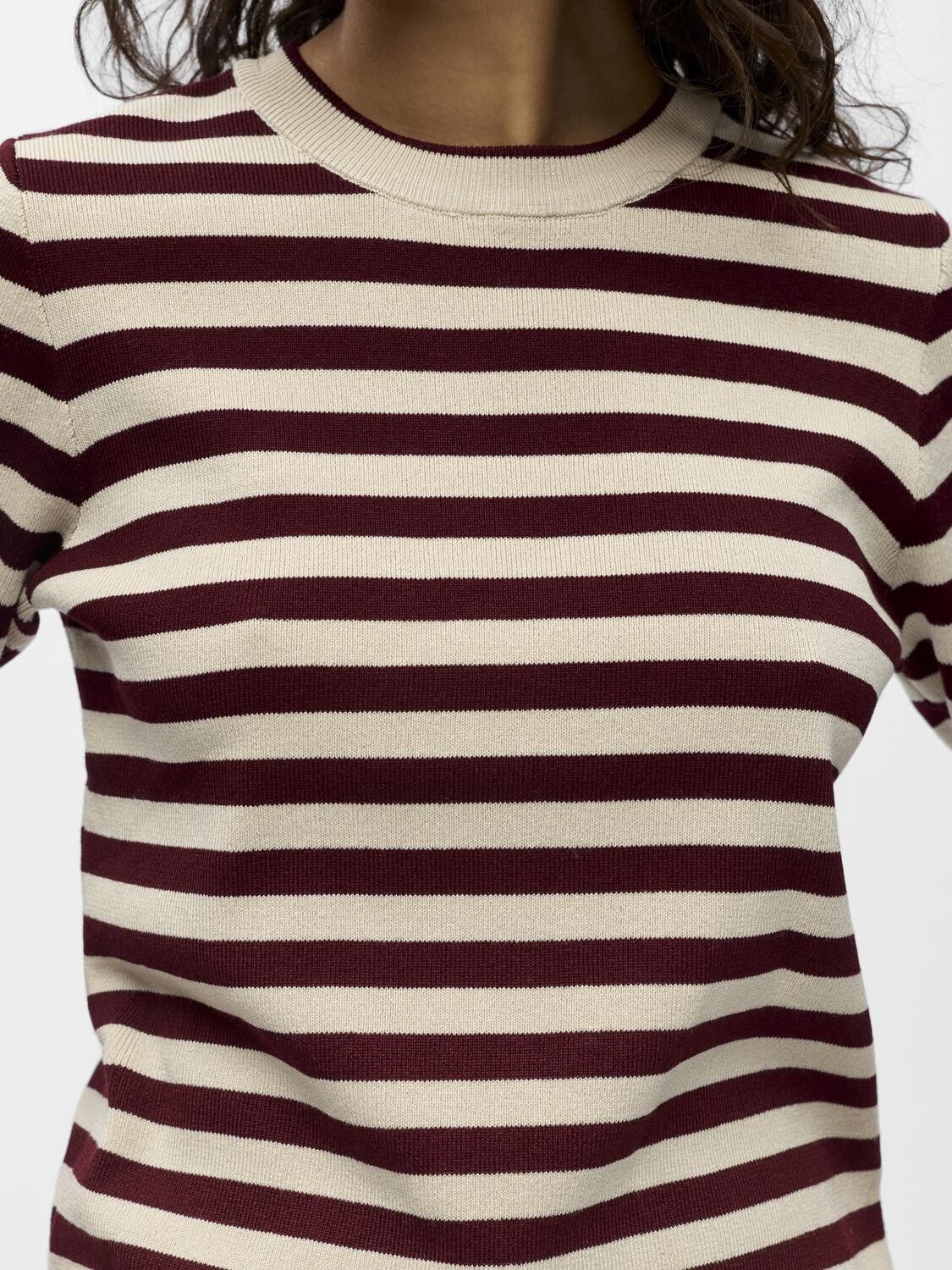 OBJESTER S/S NEW KNIT PULLOVER NOOS