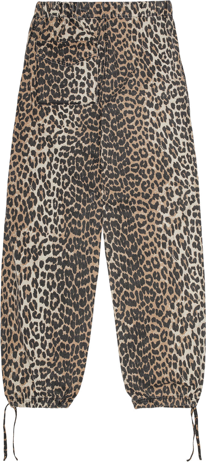 Washed Cotton Canvas Draw String Pa