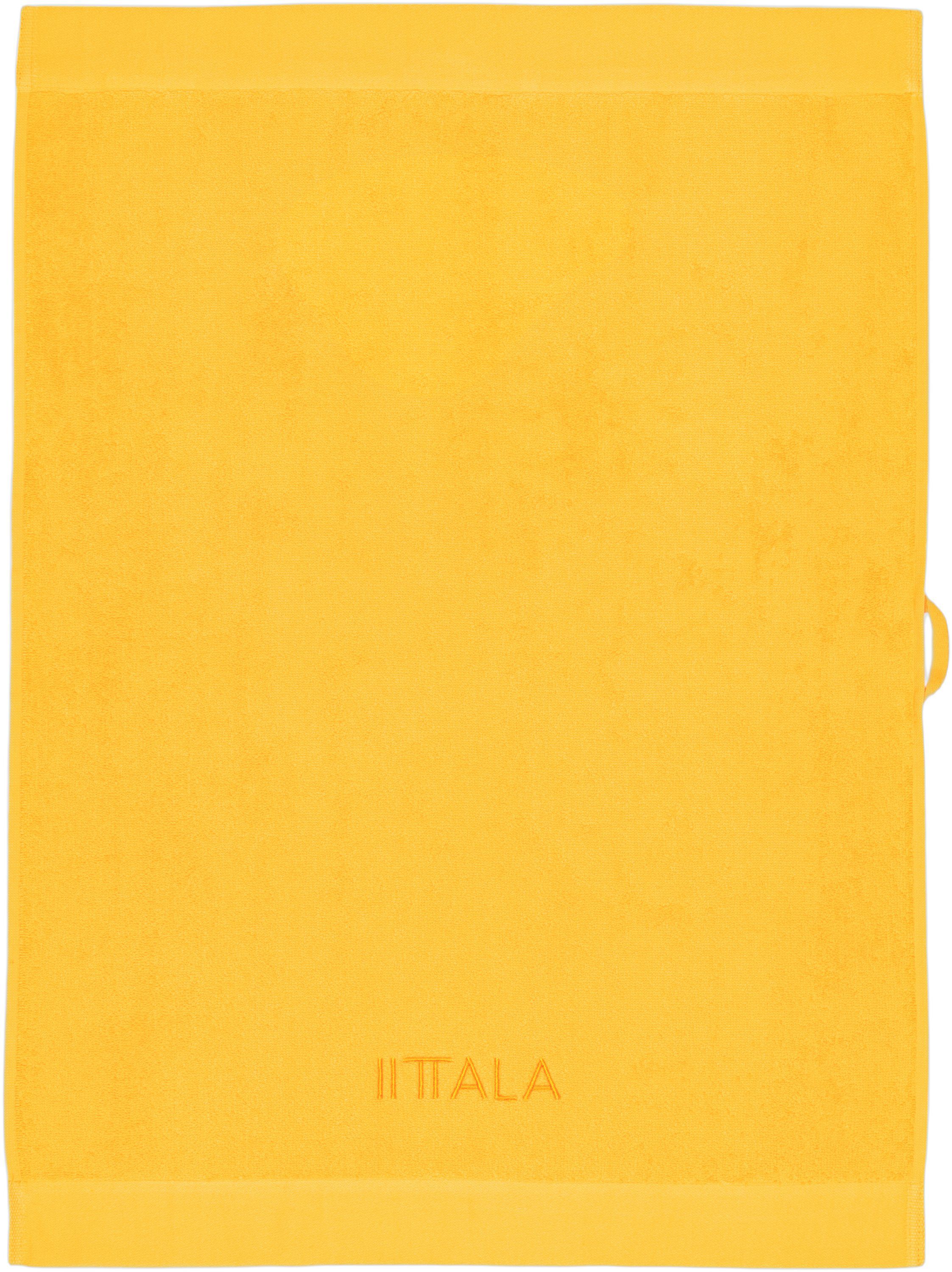 Iittala h&aring;ndkl&aelig;de 50x70 ildgul GOTS