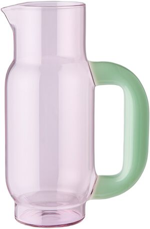 PITCHER, ROSE/MILKY JADE
