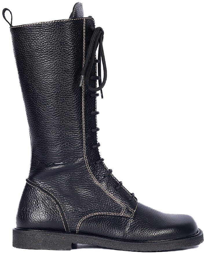 Langskaftet sn&oslash;rest&oslash;vle med kontras