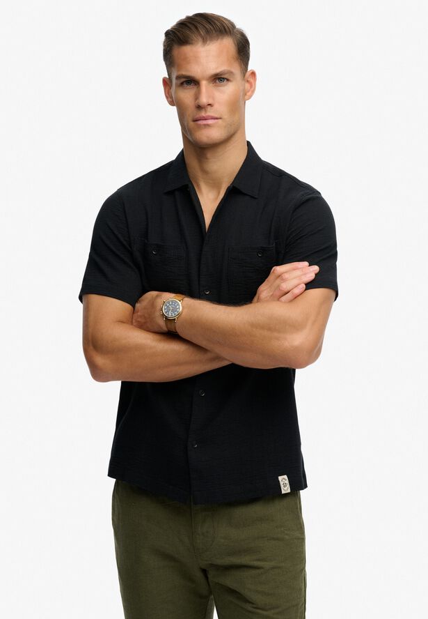 MERCHANT TEXTURED S/S SHIRT